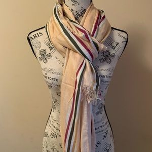 Everyday Scarf Watercolor Stripe